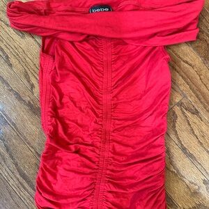 Bebe Scarlet Gathered Top